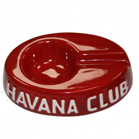 Cendrier poussoir rouge. – La Havane Nîmes