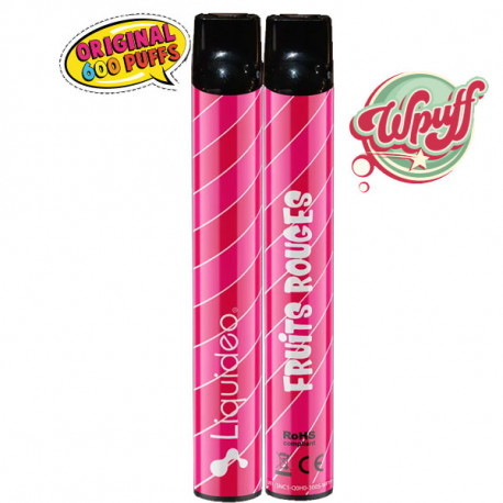  Wpuff Liquidéo Fruits Rouges