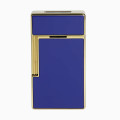 Briquet ST Dupont Biggy Laque Bleue et Doré