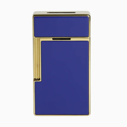 Briquet ST Dupont Biggy Laque Bleue et Doré