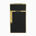 Briquet ST Dupont Biggy Laque Noire et Doré