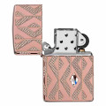 Zippo Rose Gold Ligne Géométrique