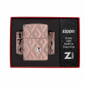 Zippo Rose Gold Ligne Géométrique