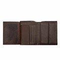 Portefeuille Vertical Hugo Boss Classic Smooth Brown