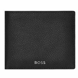 Portefeuille Porte monnaie Hugo Boss Classic Grainé Black