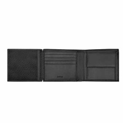 Portefeuille Porte monnaie Hugo Boss Classic Grainé Black