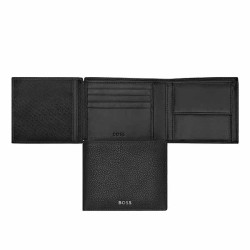 Portefeuille Porte monnaie Hugo Boss Classic Grainé Black