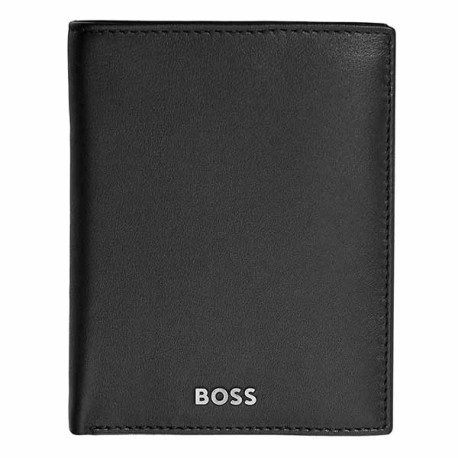 Portefeuille Vertical Hugo Boss Classic Smooth Black