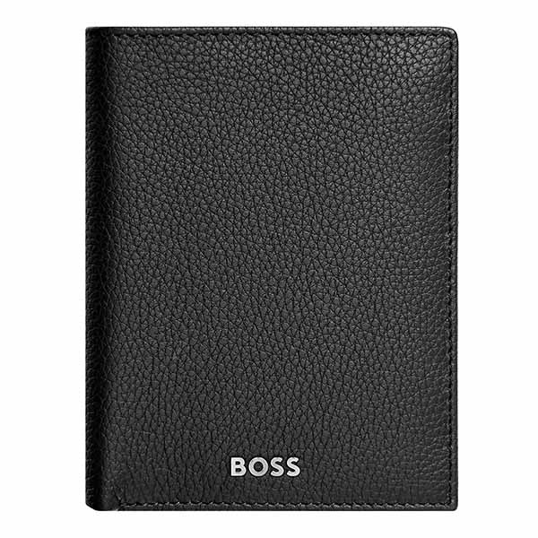 Portefeuille Vertical Hugo Boss Classic Grainé Black