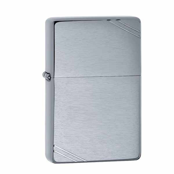 Zippo vintage Chrome Brushed