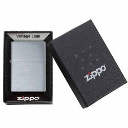 Zippo vintage Chrome Brushed