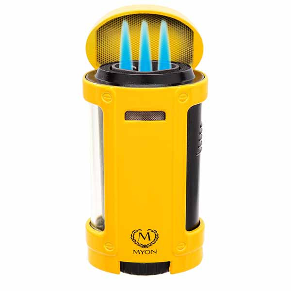 Briquet Myon Edition Racing Jaune 4 jets