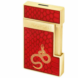 Briquet ST Dupont Slimmy Snake Rouge