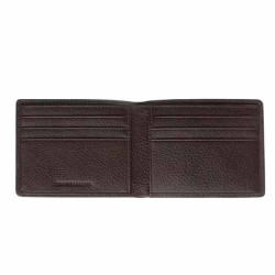 Porte cartes Zippo cuir grainé Marron